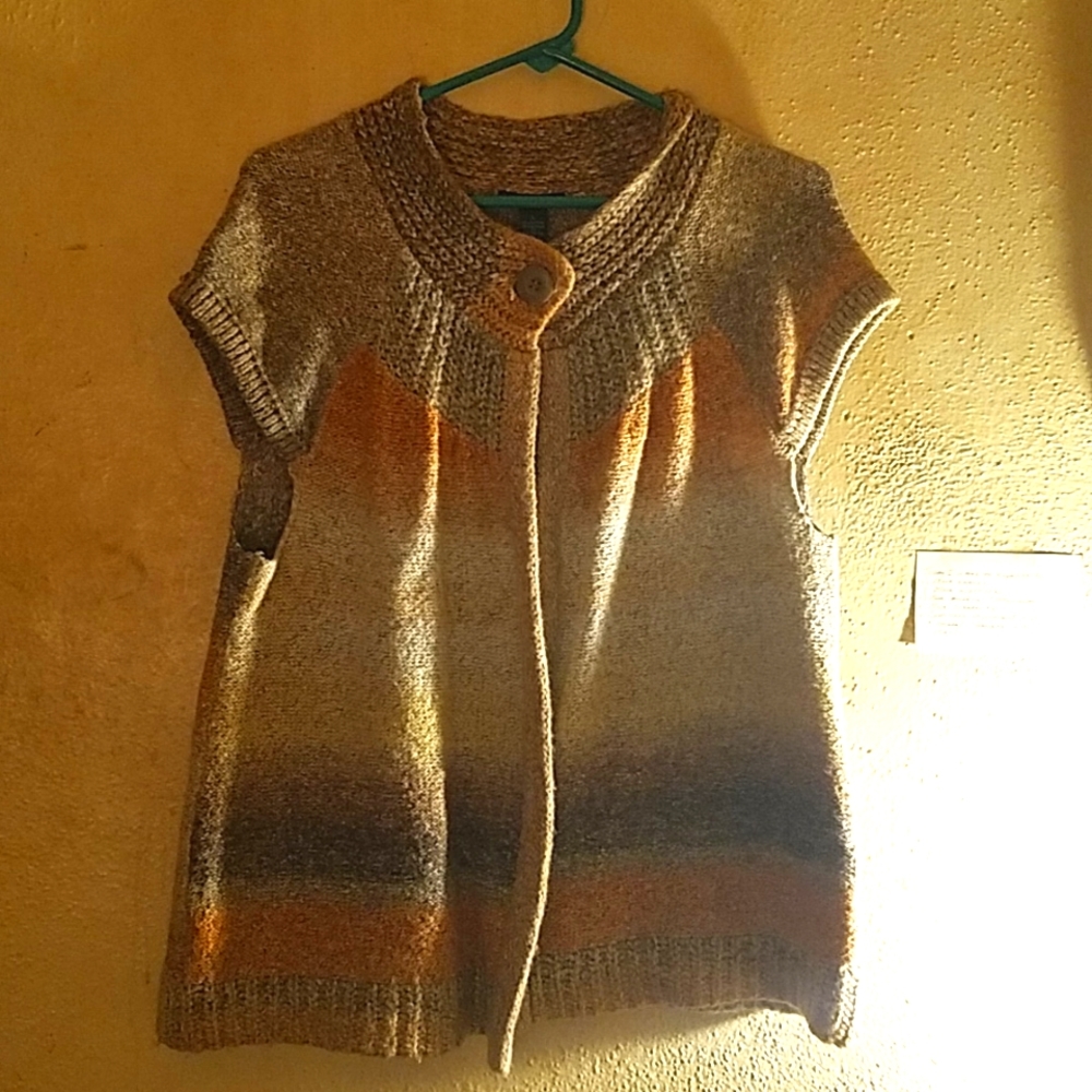 Multicolor Sweater by westbound, size large, Cotton and Acrylic